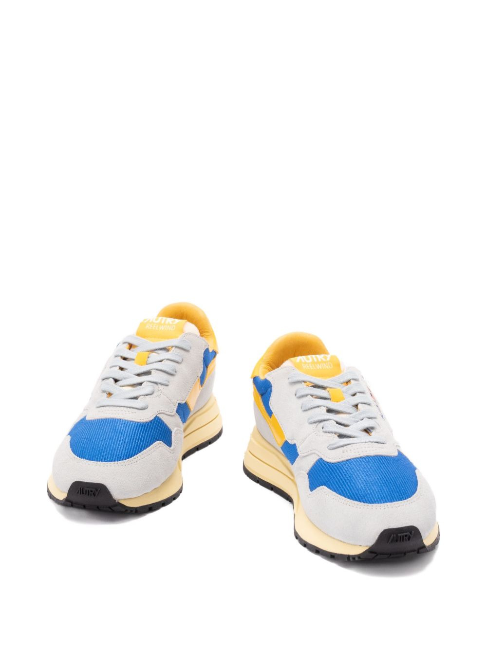 Reelwind Low suede panelled sneakers - 4
