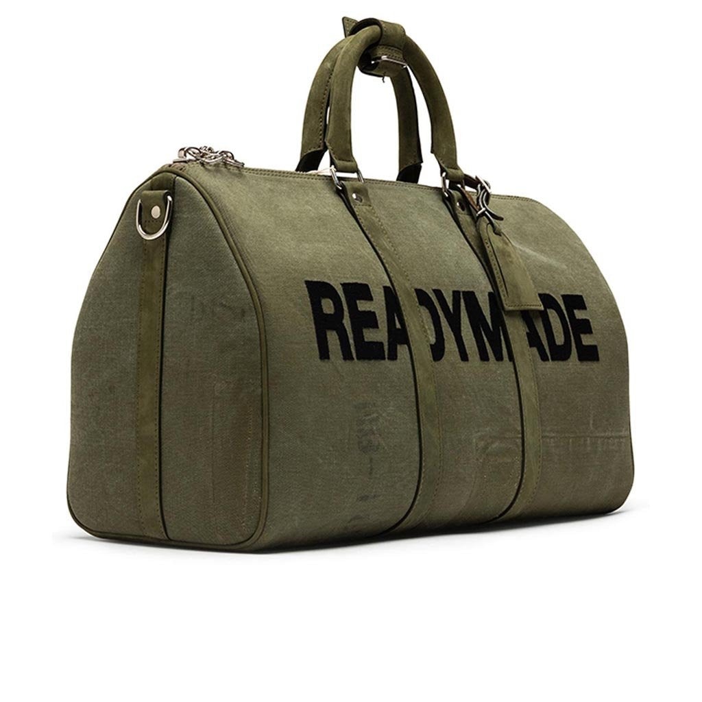 READYMADE OVERNIGHT BAG (MEDIUM) - OLIVE GREEN - 3