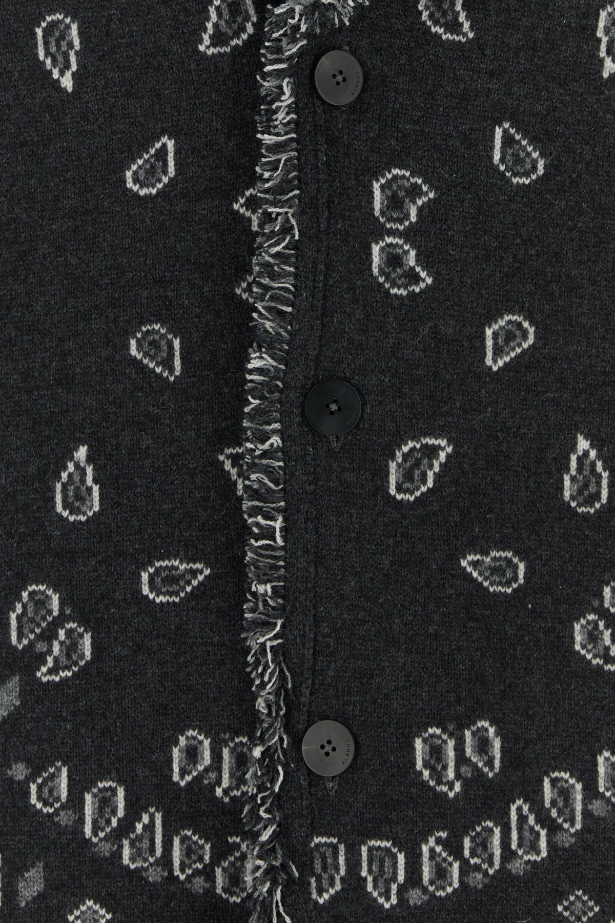 Embroidered cashmere Bandana cardigan - 3