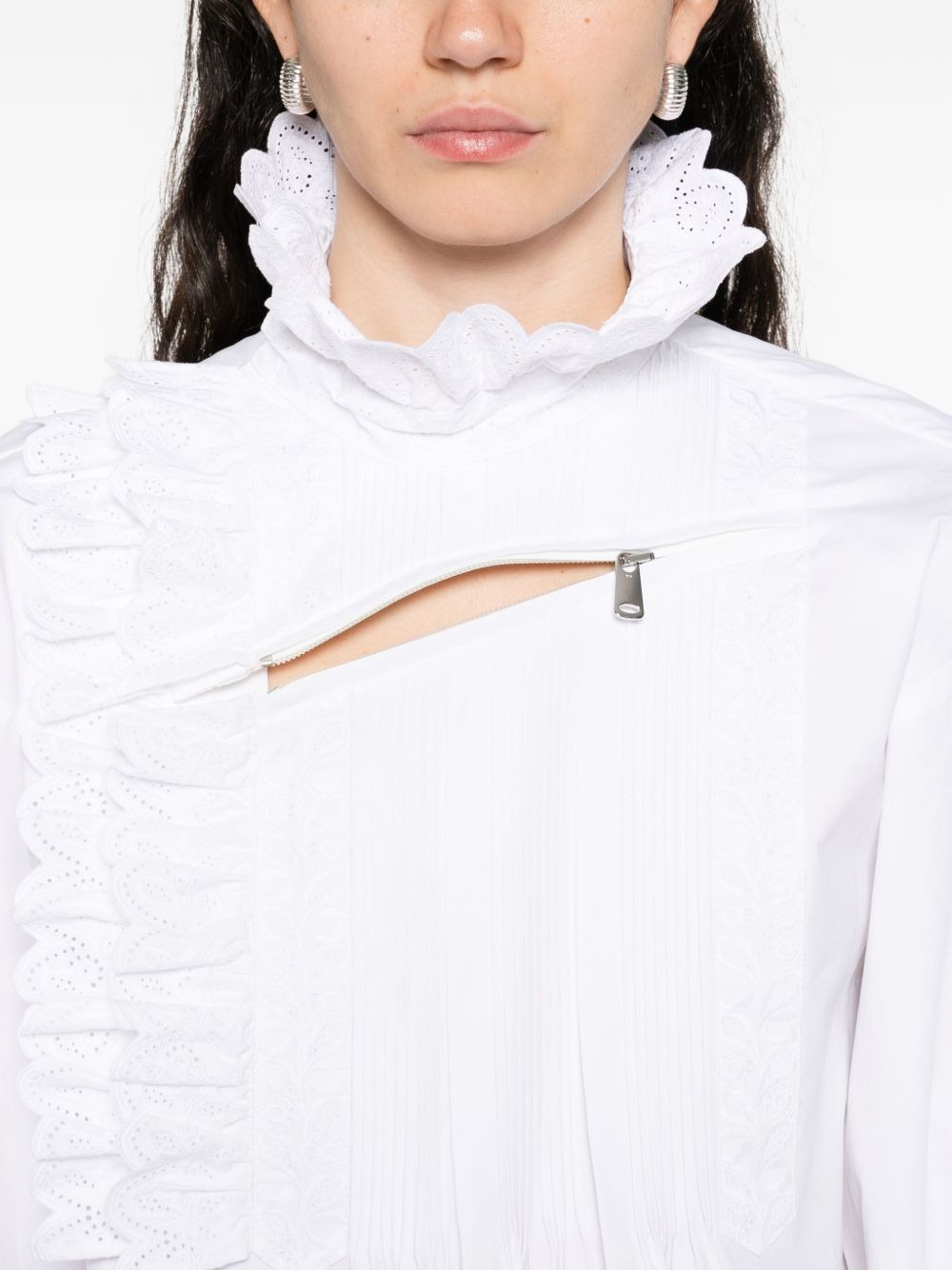 ruffled pleated dress - 5