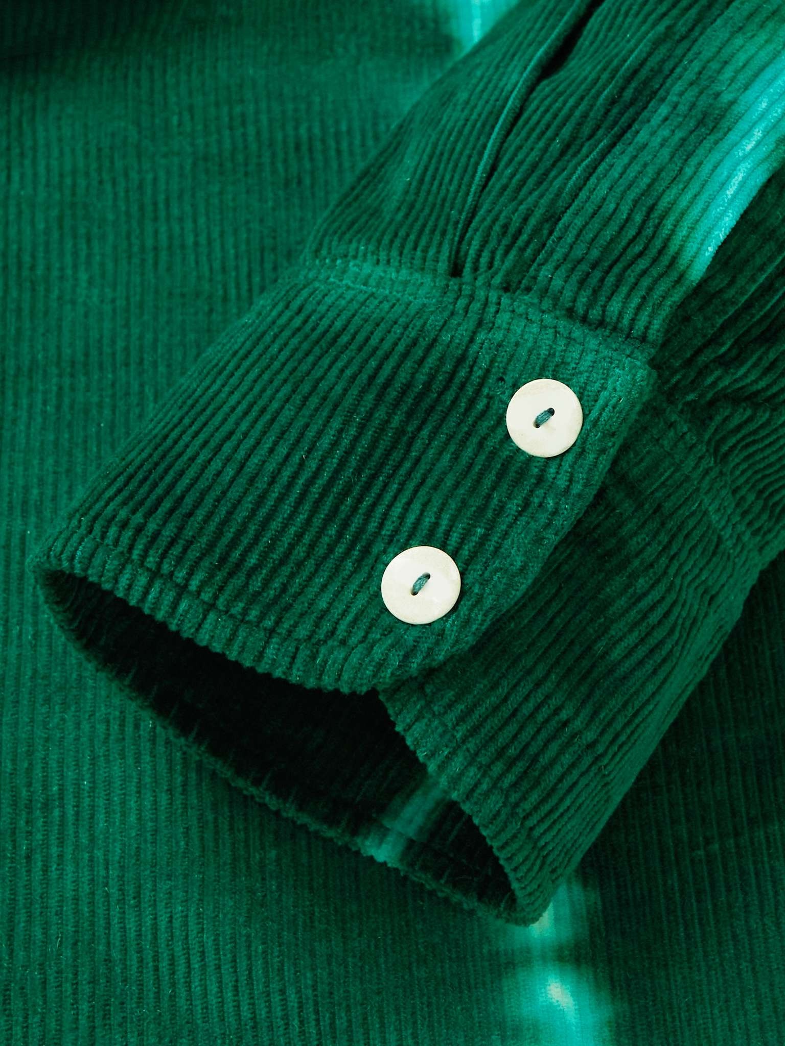 Tie-Dyed Cotton and Cashmere-Blend Corduroy Shirt - 3