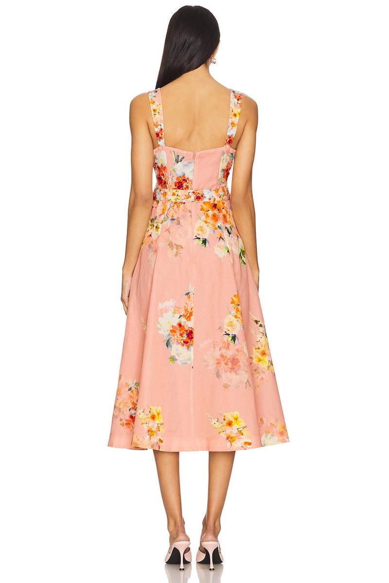 HEMANT & NANDITA Midi Dress With Buckle Belt outlook