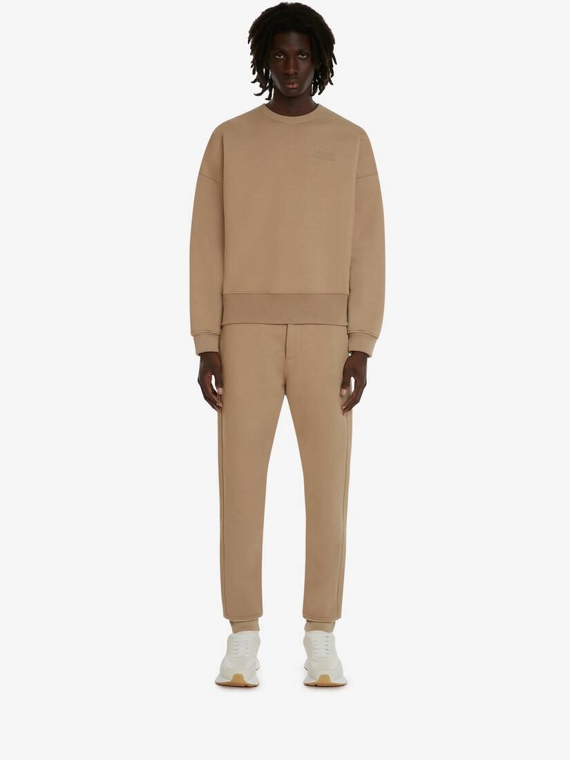 Men's McQueen Signature Sweatshirt in Beige - 2
