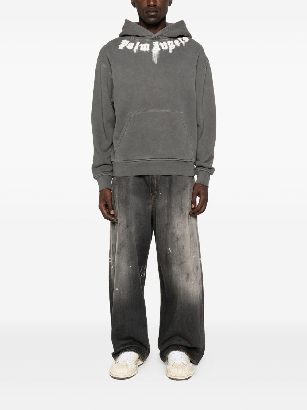 logo-print hoodie - 2