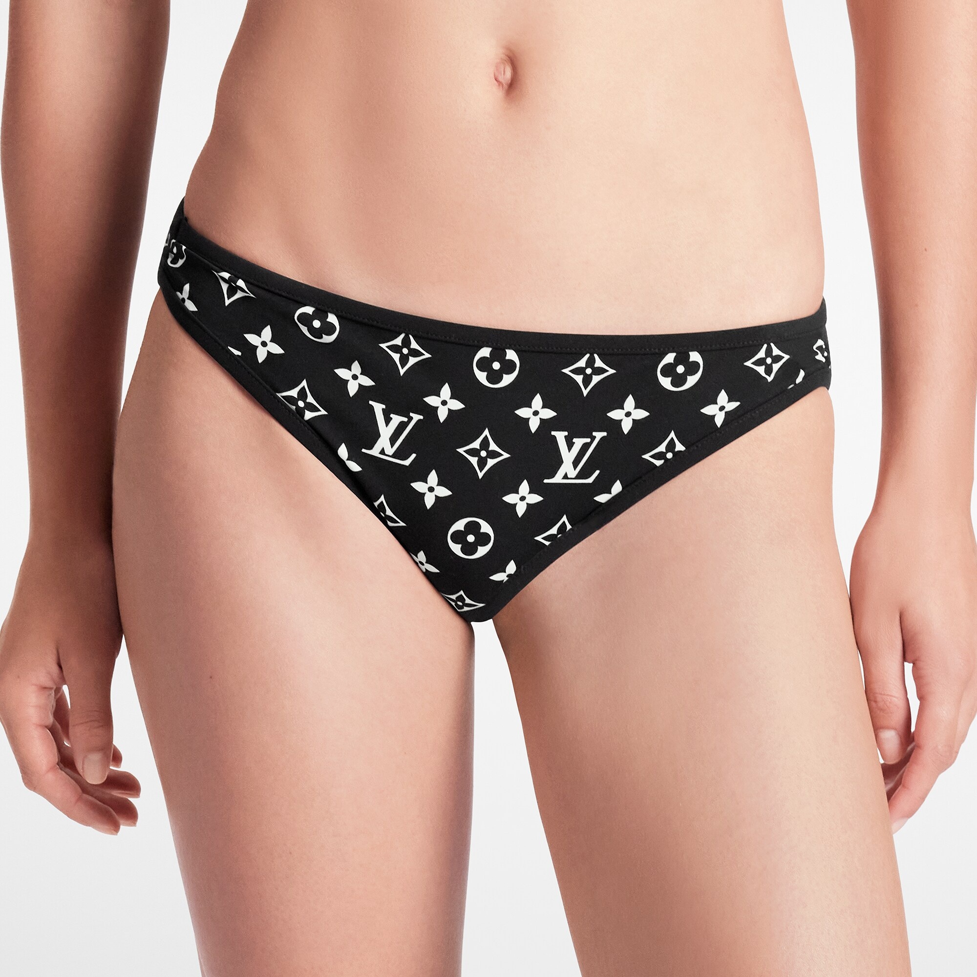 Graphic Monogram Bikini Bottoms - 4