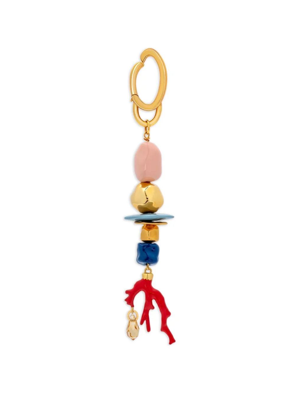 multicolour beaded bag charm - 1