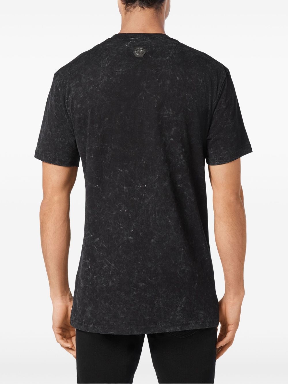 rhinestone-embellished cotton t-shirt - 4