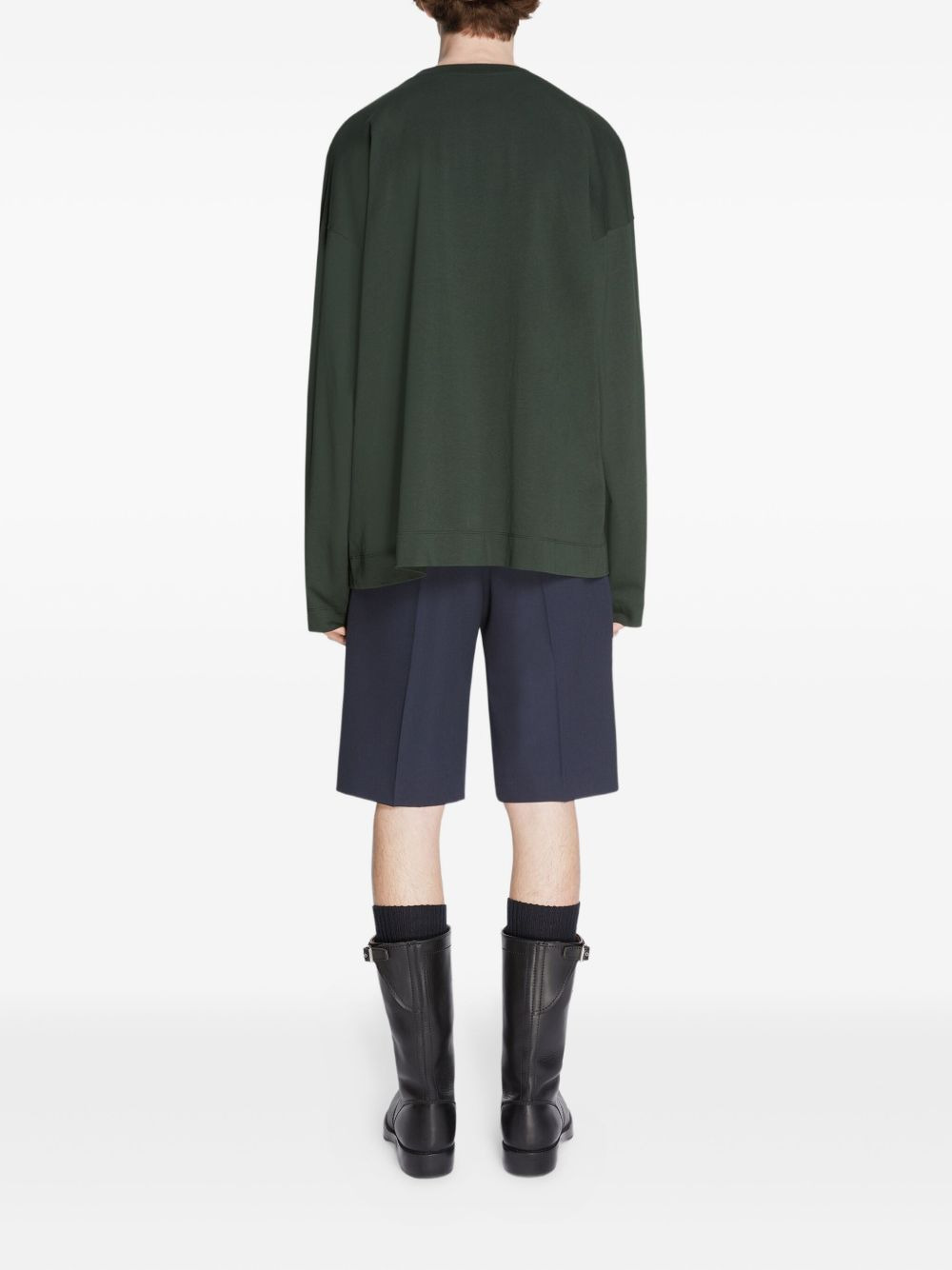 cotton long sleeve t-shirt - 4