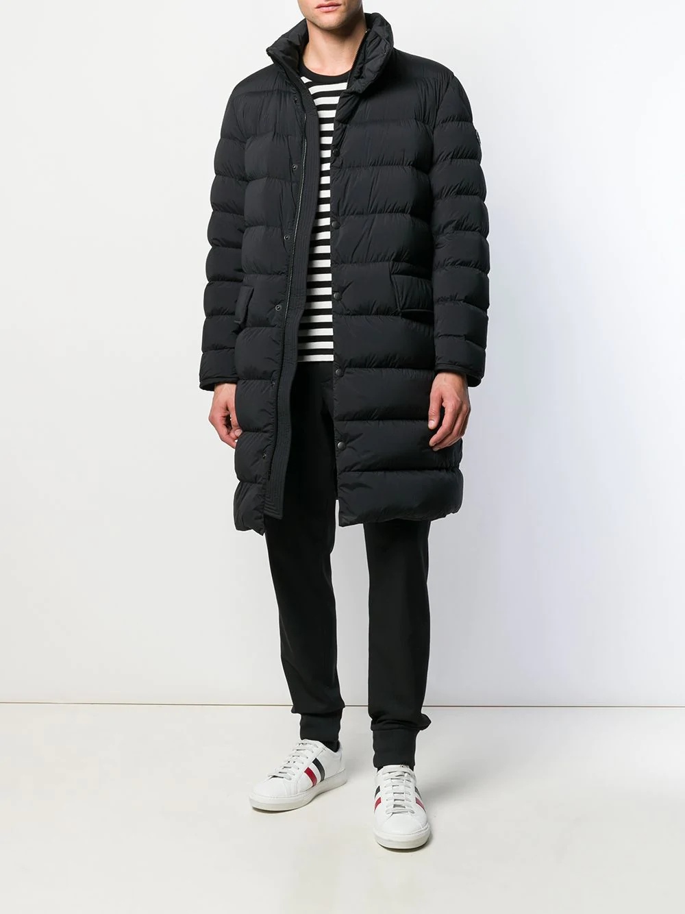 padded mid-length coat - 2