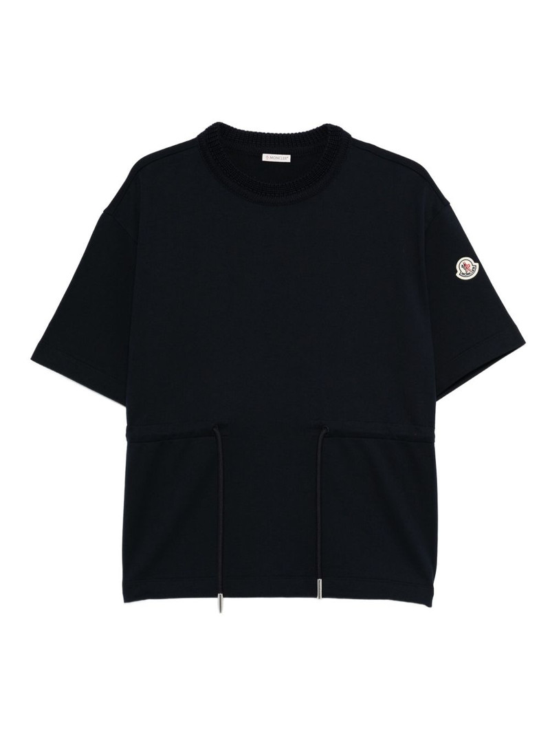 drawstring-waist T-shirt 1
