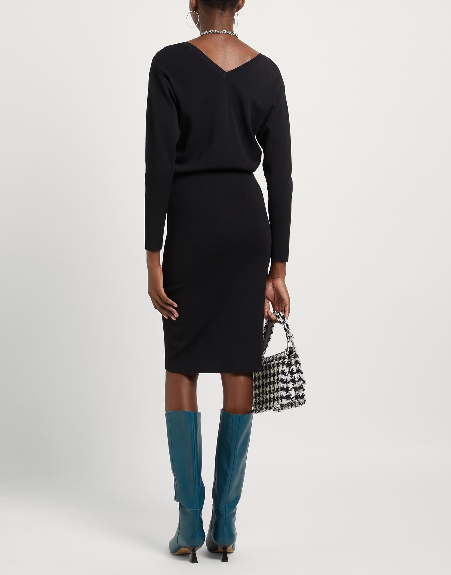 Black Women's Midi Dress - 4