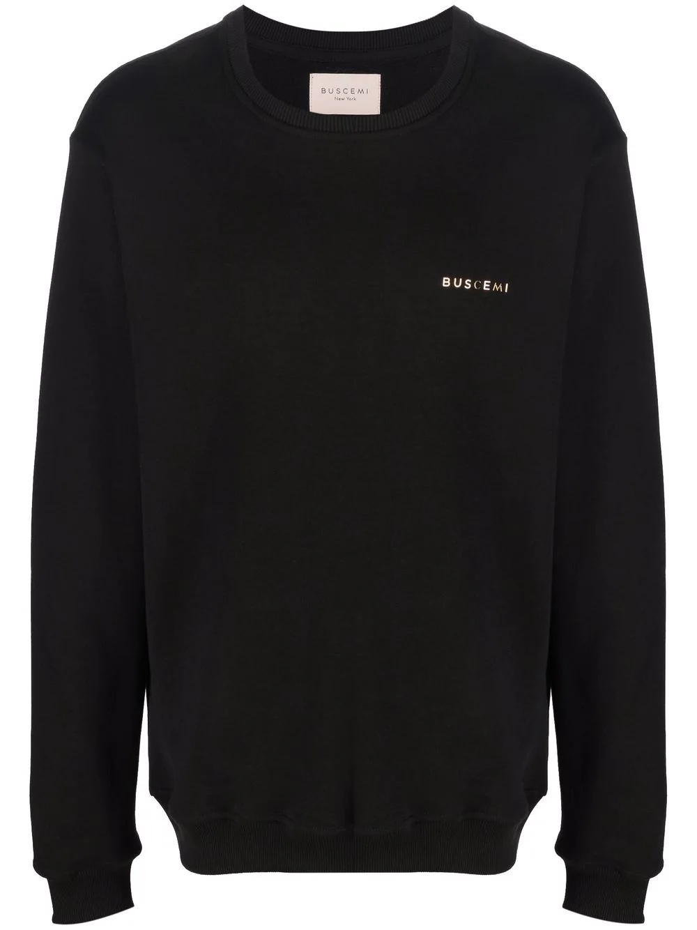 raised logo cotton sweatshirt - 1