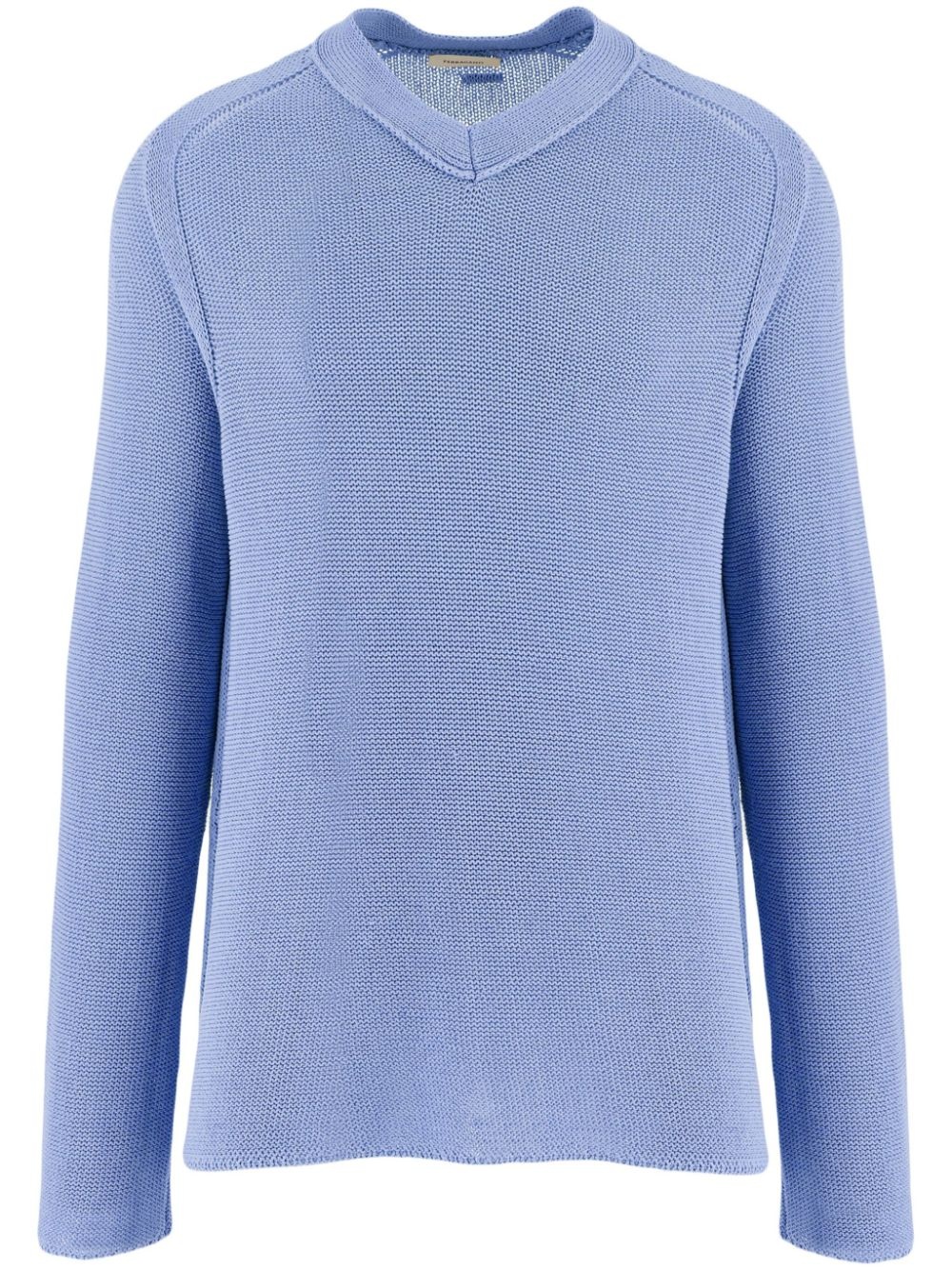 V-neck sweater - 1
