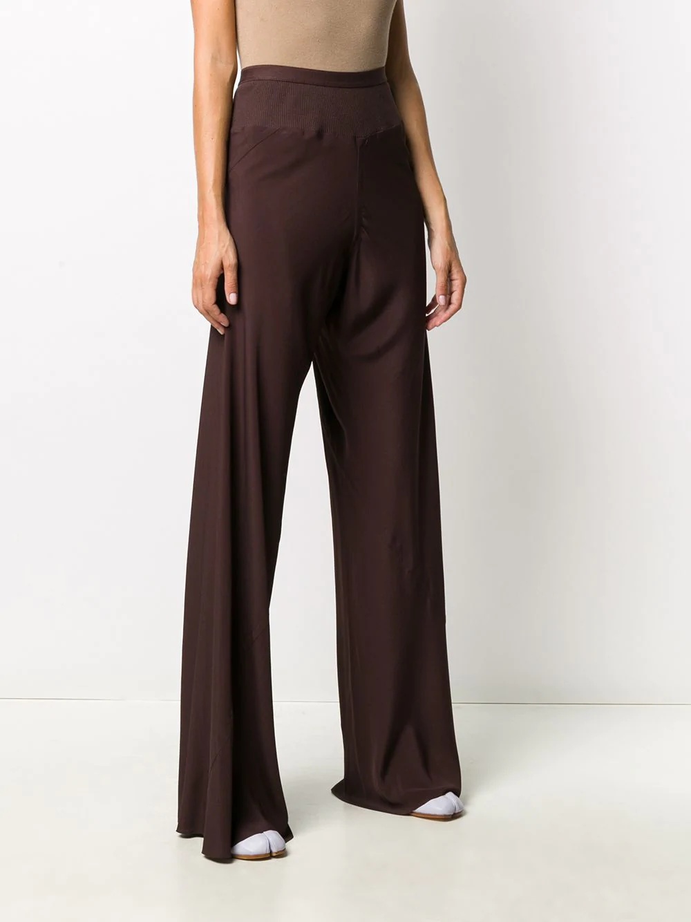 high-waisted wide leg trousers - 3