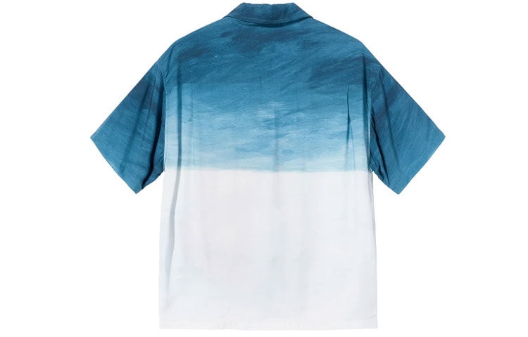Stussy Dice Painting Shirt 'Blue' 1110170 - 2