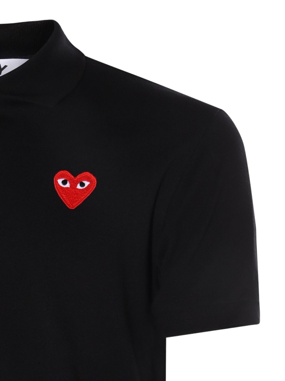 heart-patch polo shirt - 3