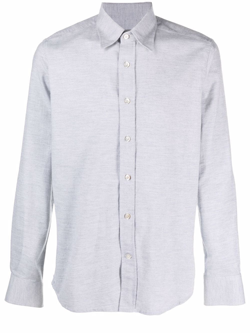 long-sleeve cotton shirt - 1