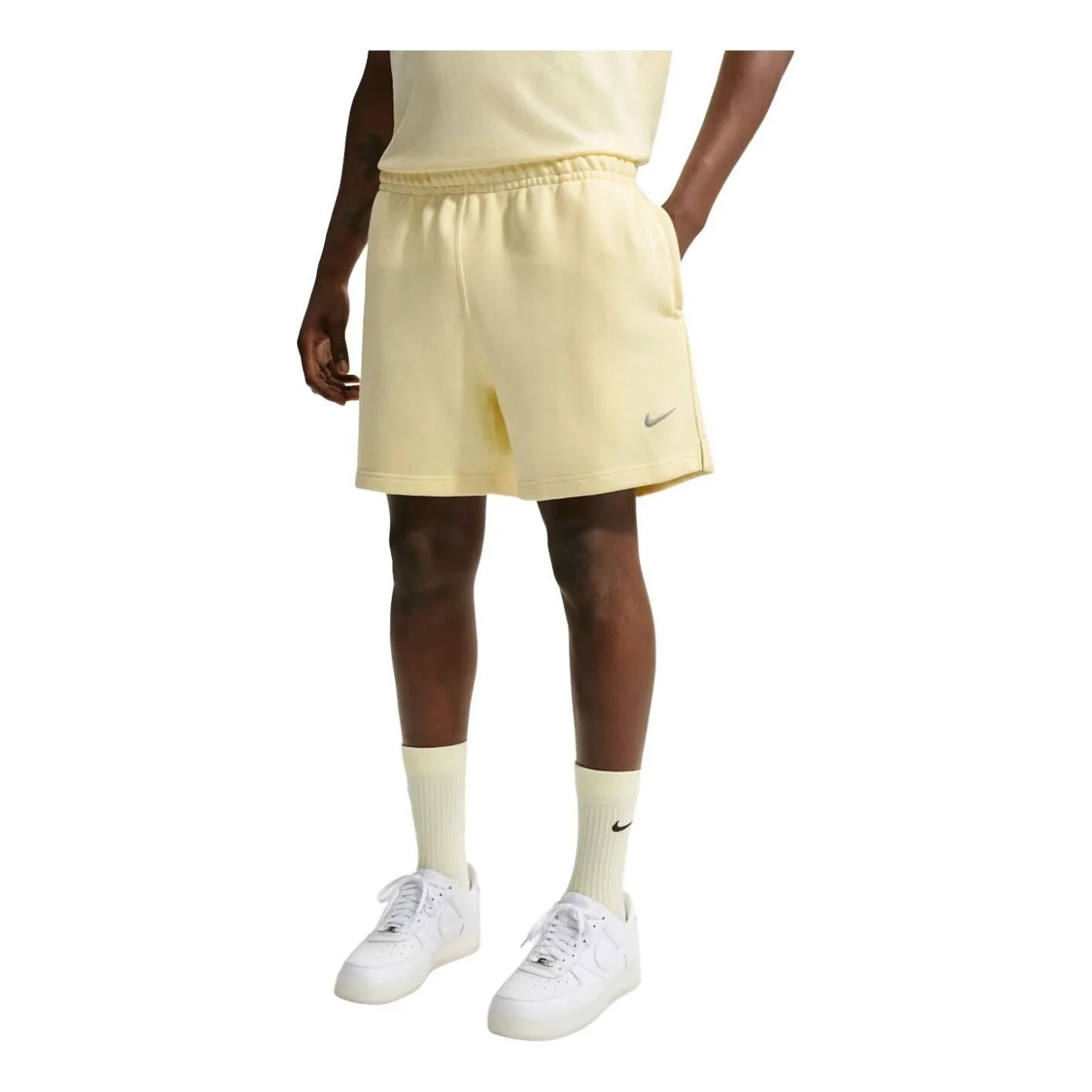 Nike x NOCTA Cardinal Fleece Shorts 'Alabaster Stealth' FQ0408-744 - 1