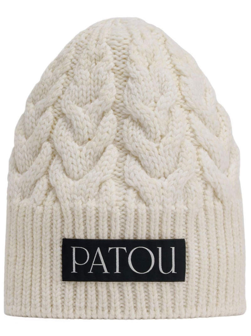 logo-patch beanie 1
