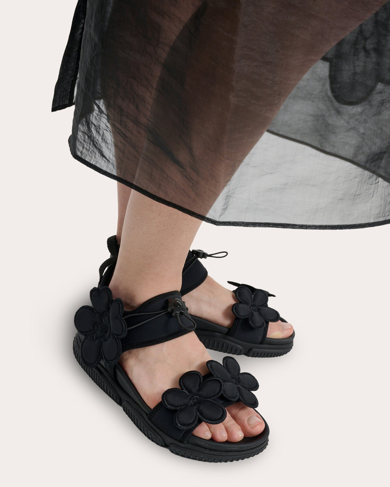 CECILIE BAHNSEN Cilla Floral Appliqué Neoprene Sandal outlook