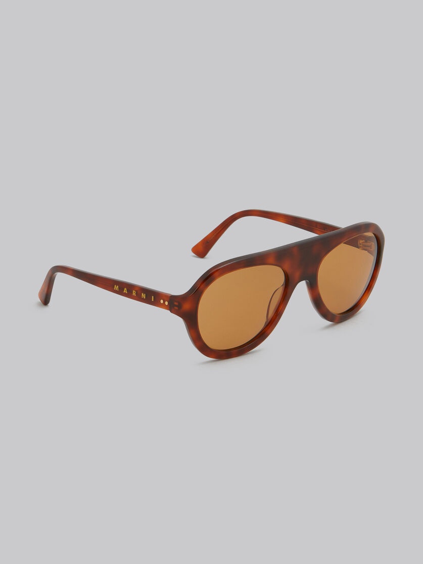 MOUNT TOC RED ACETATE AVIATOR SUNGLASSES - 3