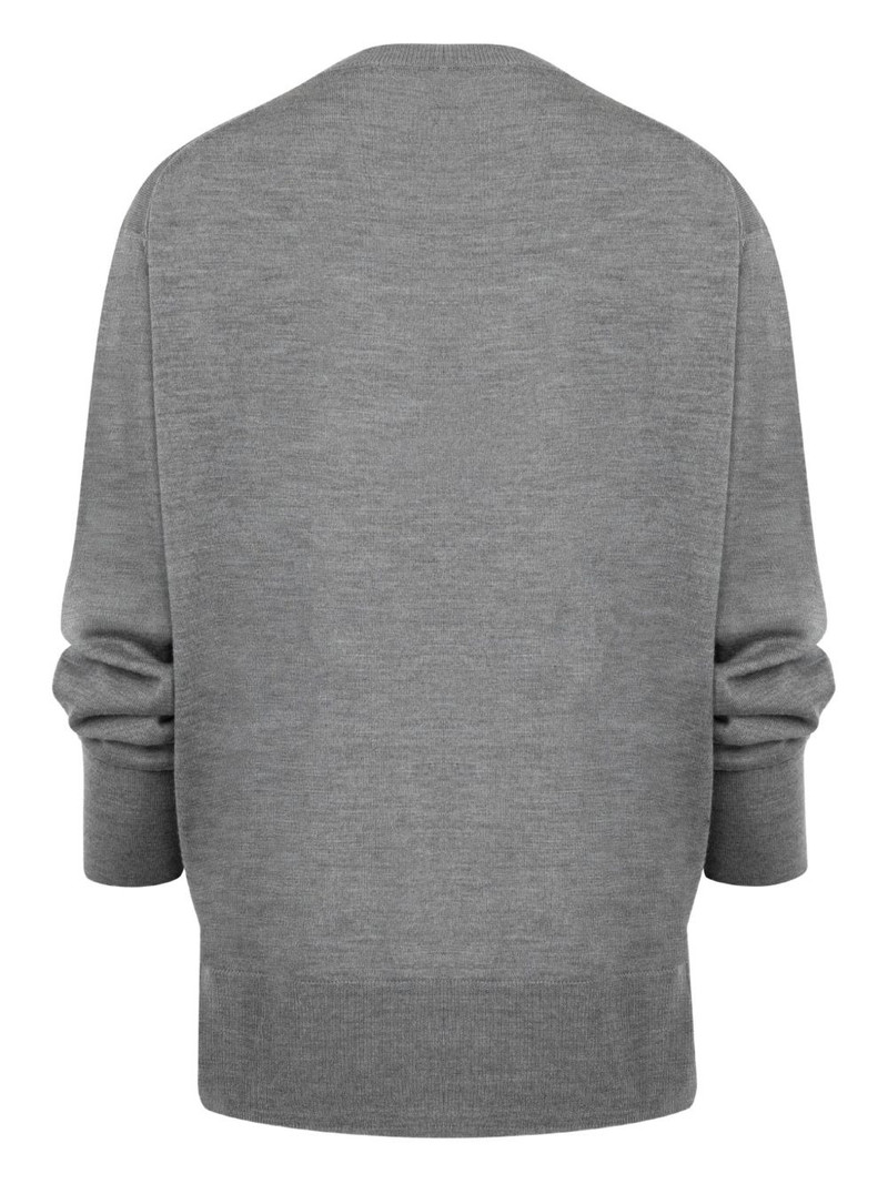 TOTEME crew-neck knit sweater outlook