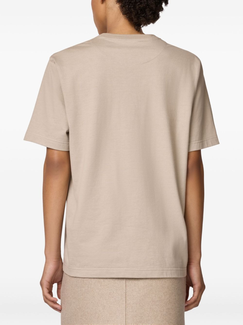 logo-embroidered t-shirt - 3