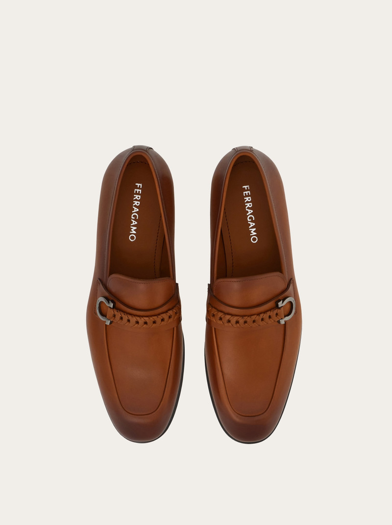 FERRAGAMO Loafer with Gancini ornament outlook