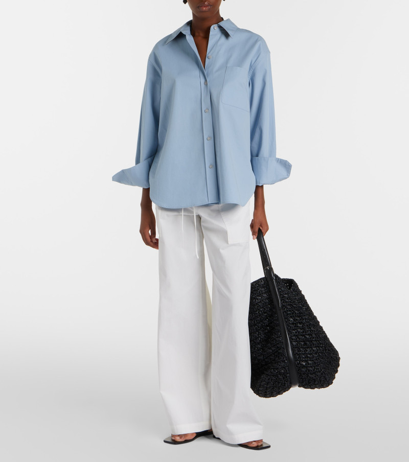 Vince Cotton poplin wide-leg pants outlook