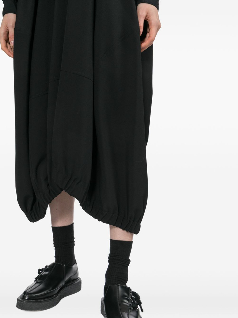asymmetric-hem midi skirt 5