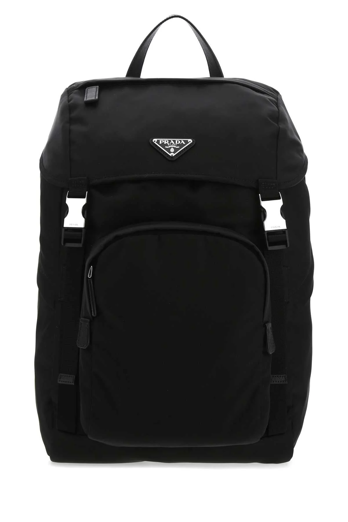 Prada Men Black Re-Nylon Backpack - 1