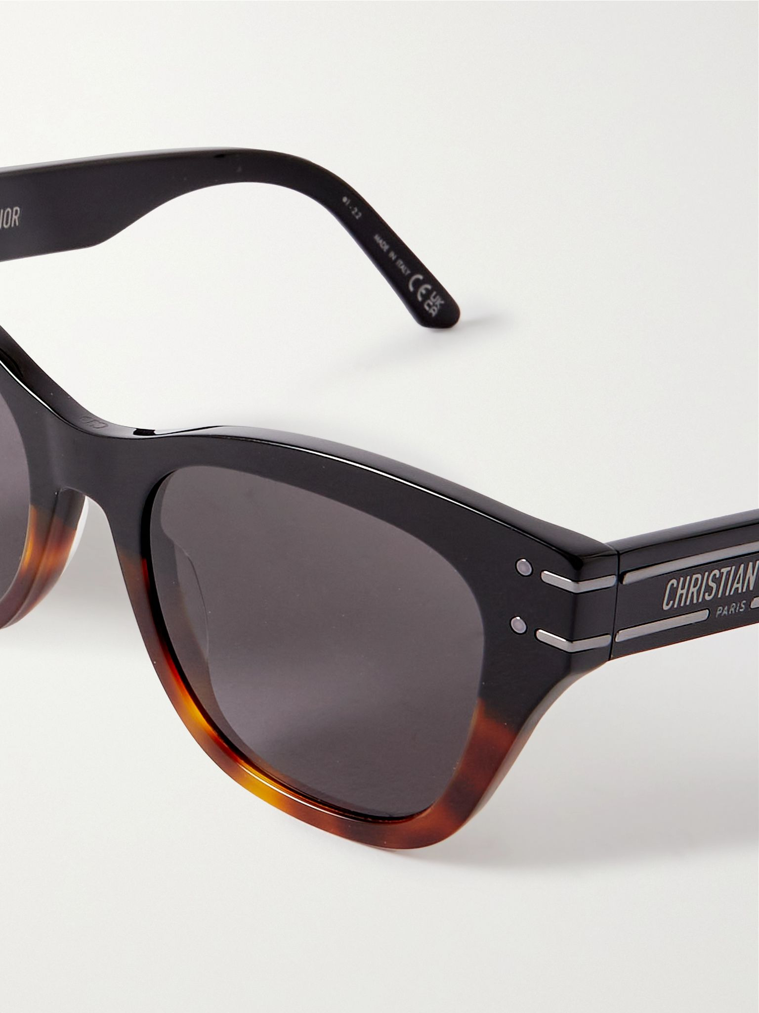 DiorSignature B4I square-frame acetate sunglasses Black - 4