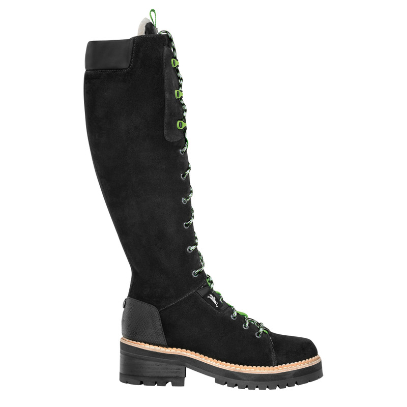 Le Pliage baroudeuse Boots Black - Leather 1