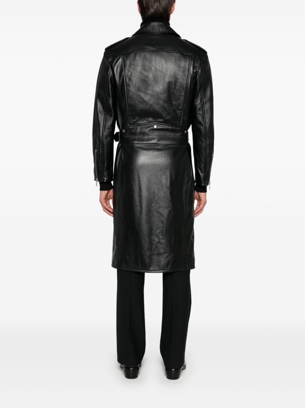 leather coat - 4