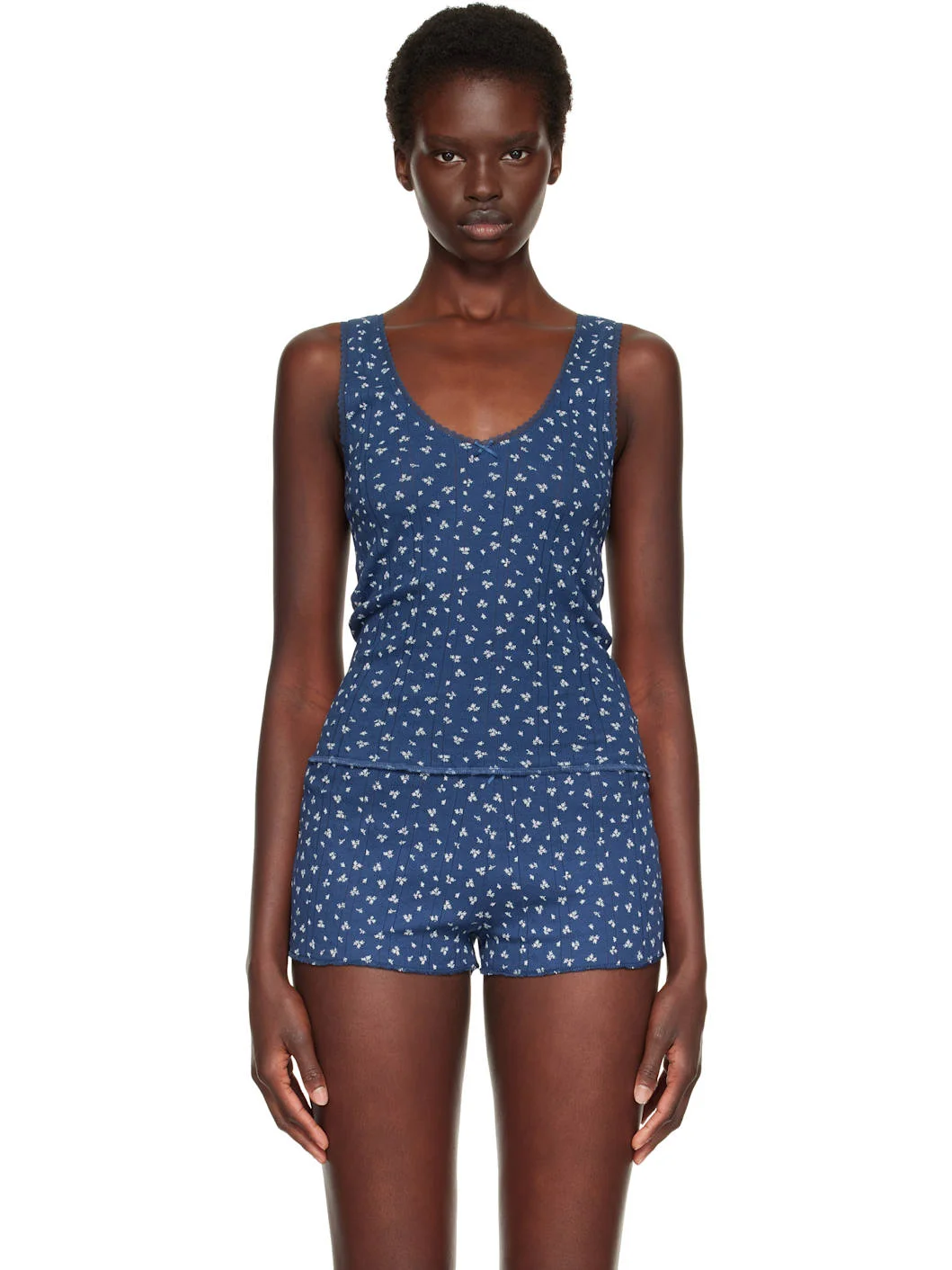 Blue 'The Scoop' Tank Top - 1