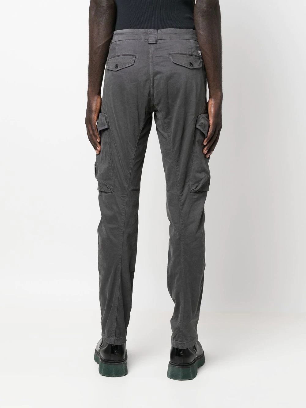 lens-embellished cargo trousers - 4