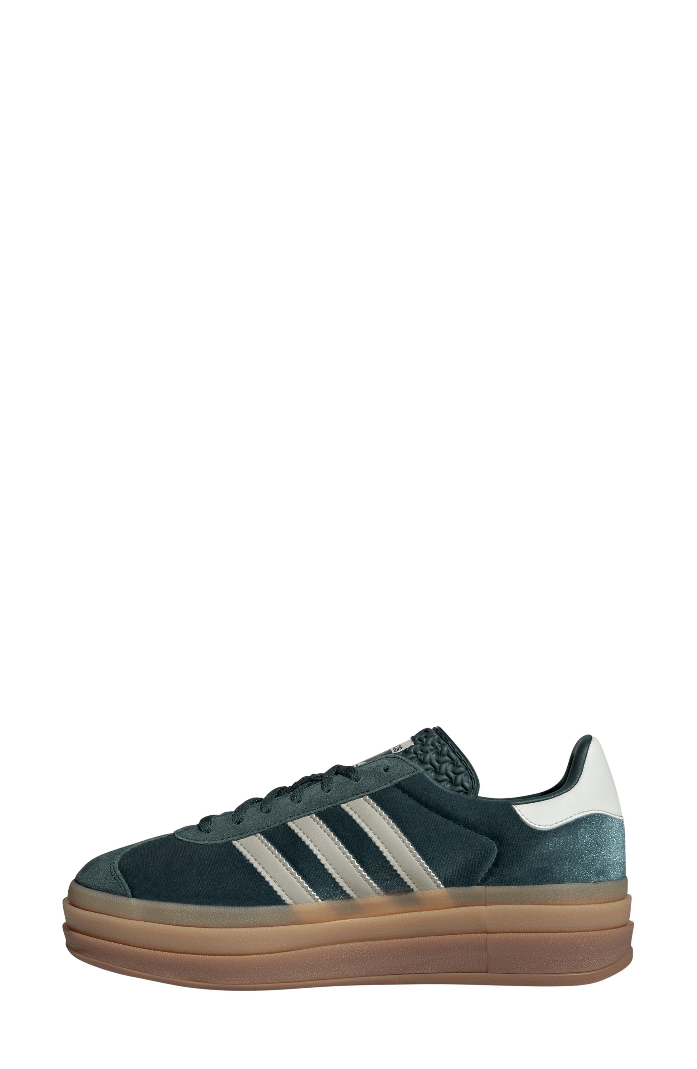 adidas Gazelle Bold Platform Sneaker in Green/Putty/Mineral Green at Nordstrom - 6