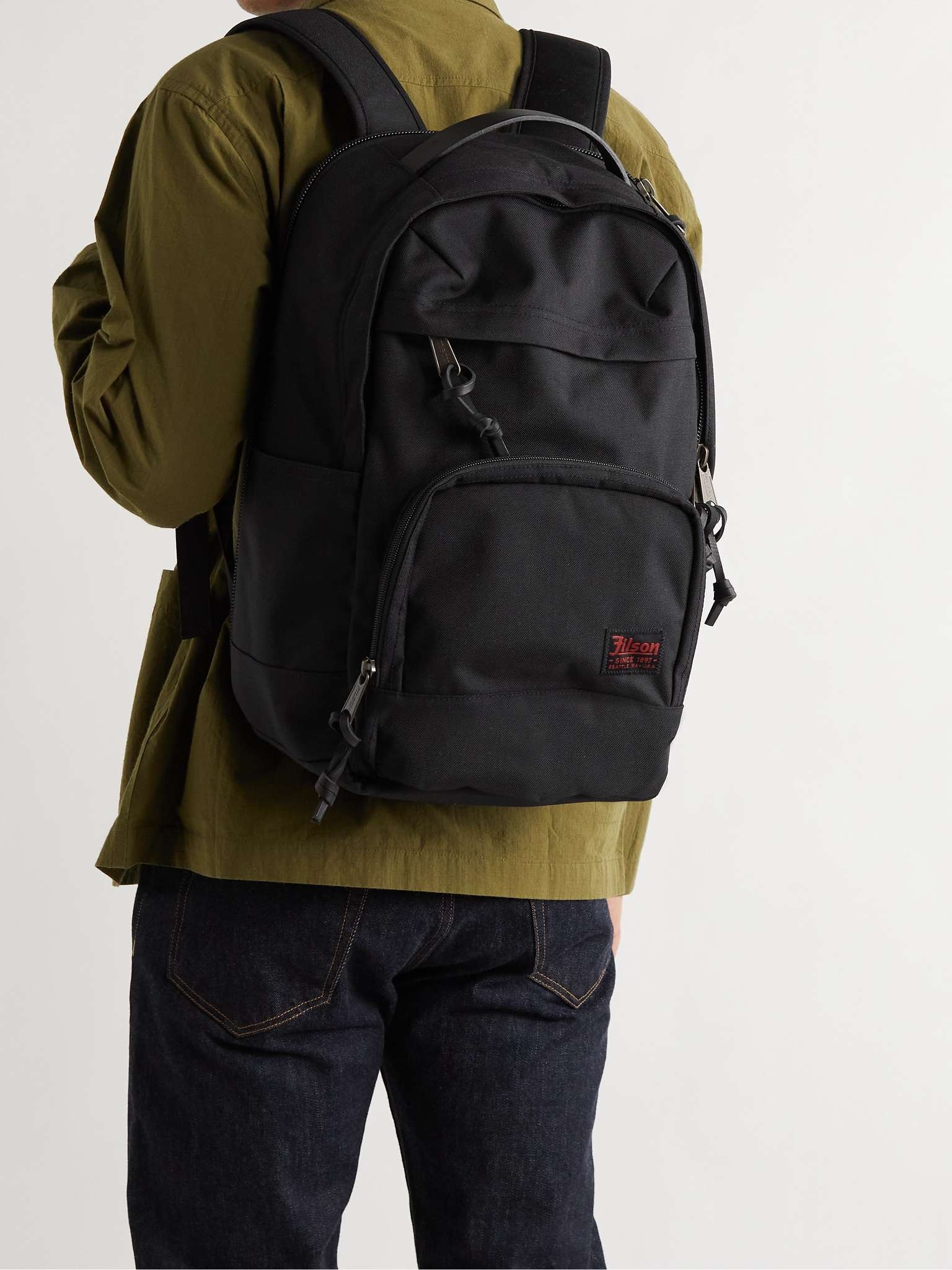 Dryden Leather-Trimmed CORDURA Backpack - 2