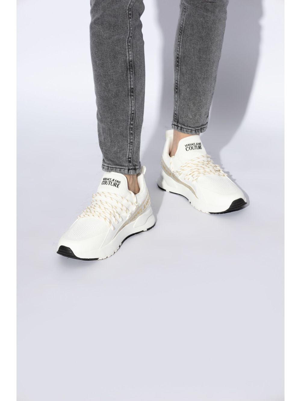Dynamic logo-strap sneakers - 2