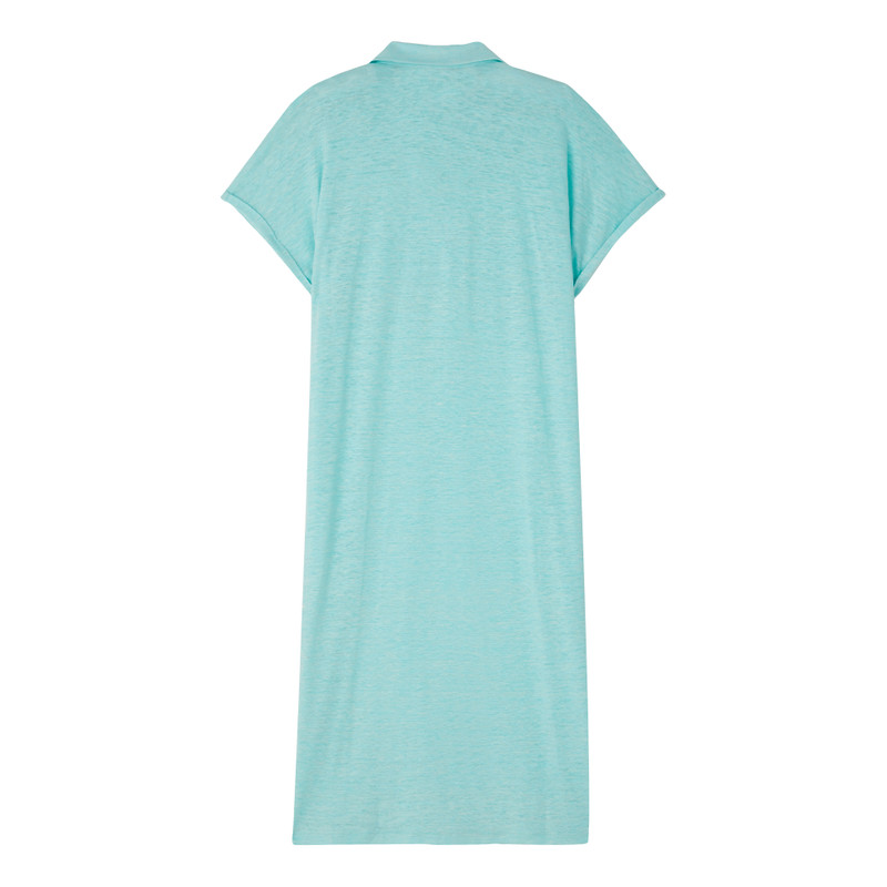 Vilebrequin Women Linen Long Polo Dress Solid outlook