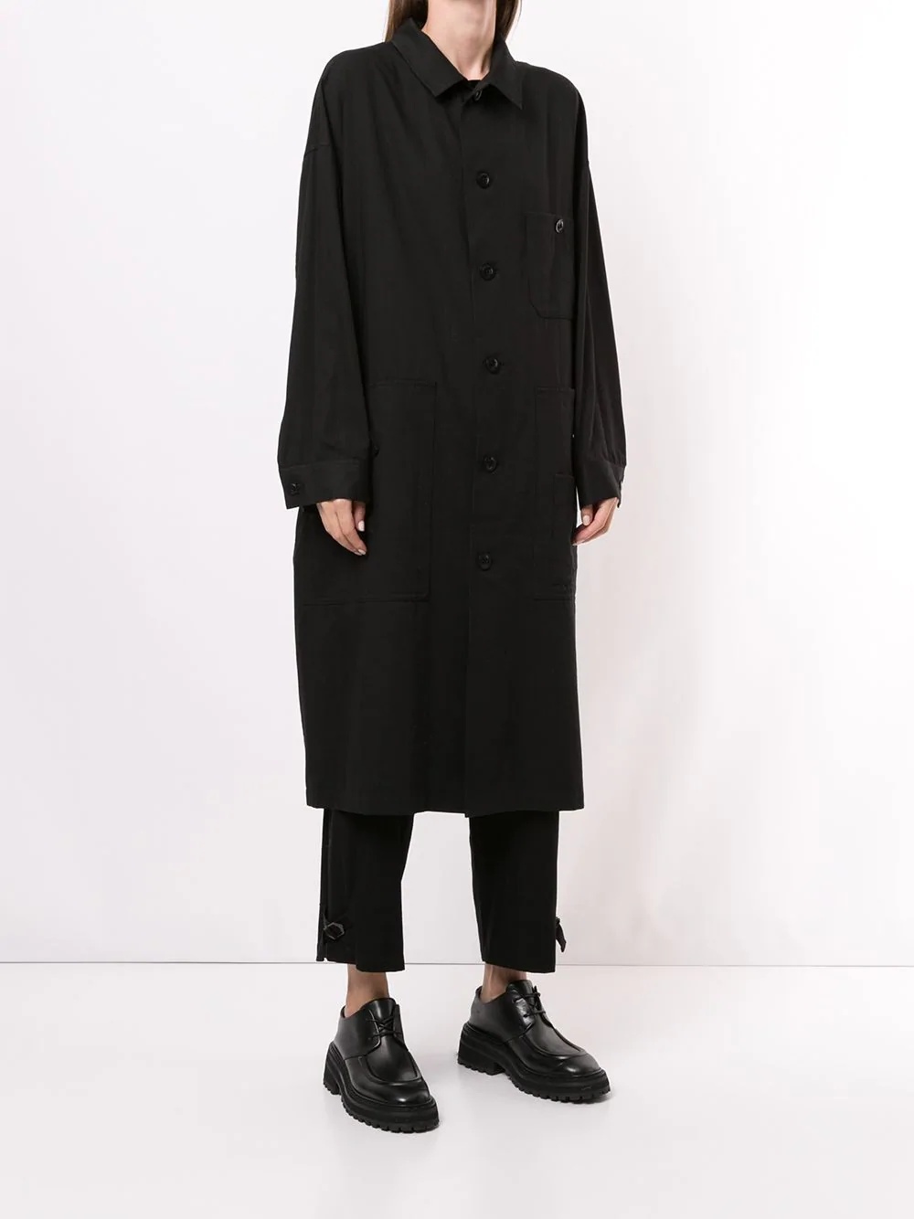 oversized lightweight coat - 3