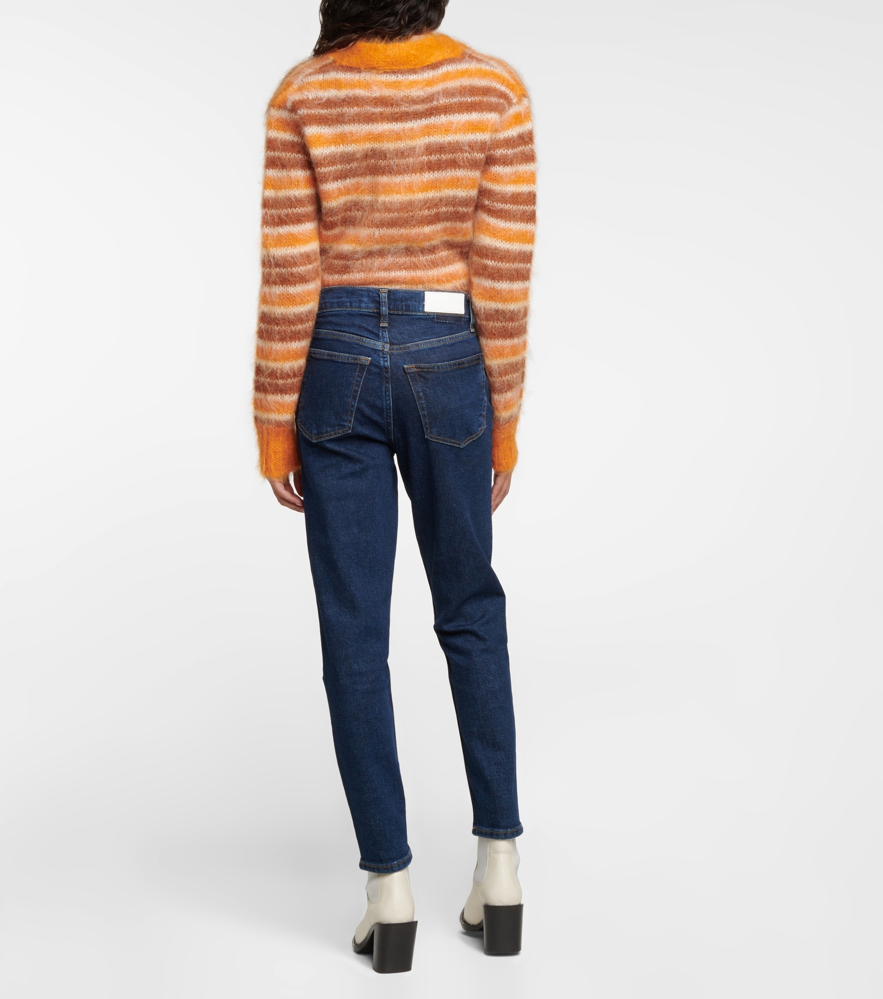 ‘90s high-rise cropped skinny jeans - 3