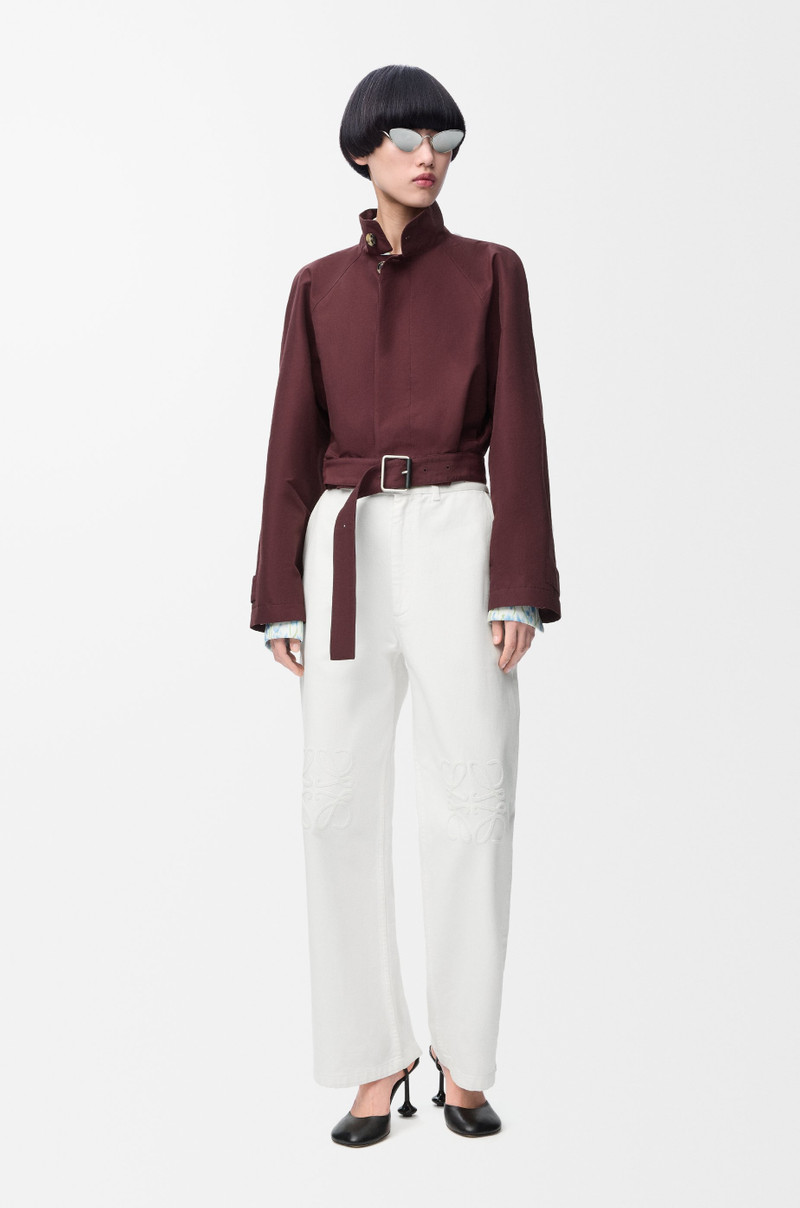 Loewe Anagram baggy jeans in denim outlook
