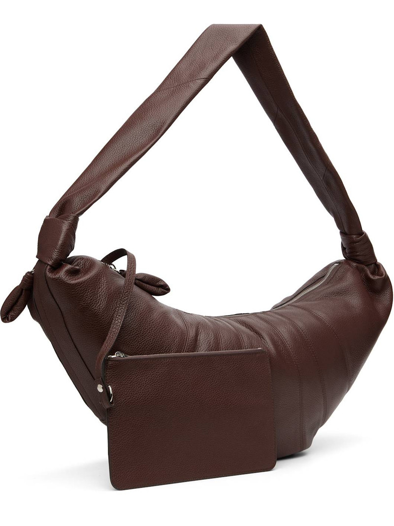 Lemaire Brown Large Croissant Bag outlook