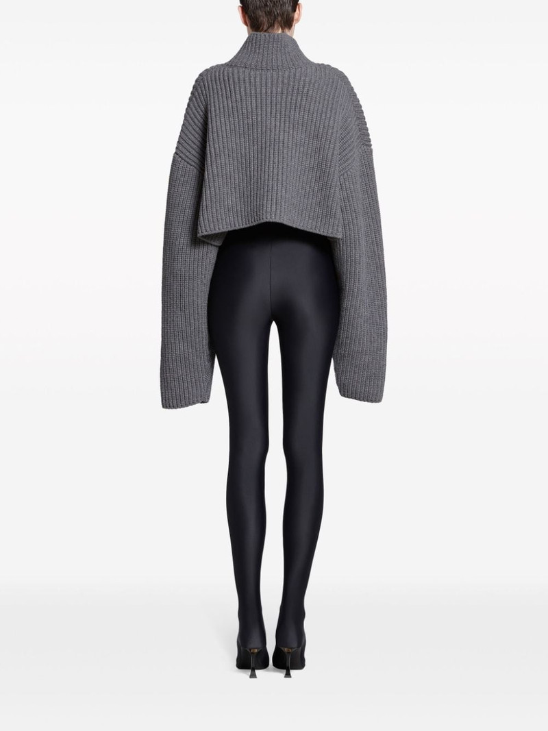high-neck virgin wool jumper 4
