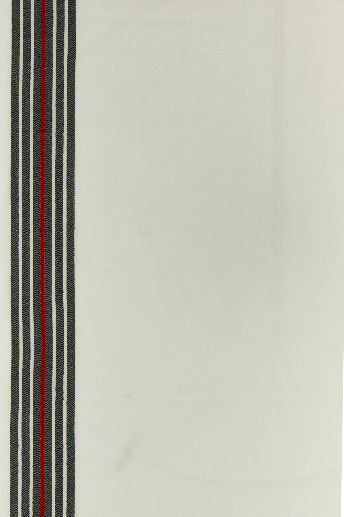 Ivory wool blend foulard - 3