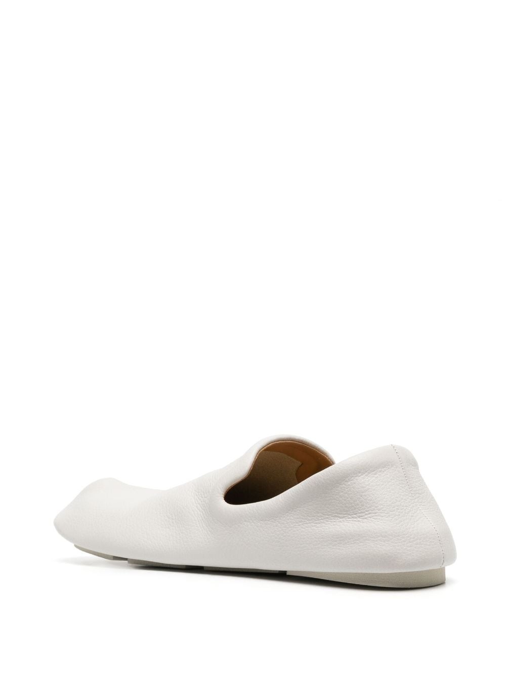 slip-on leather loafers - 3