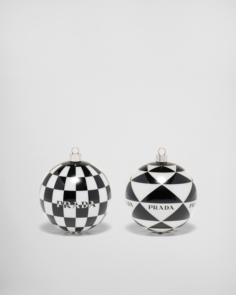 Glass Christmas ornament set 1