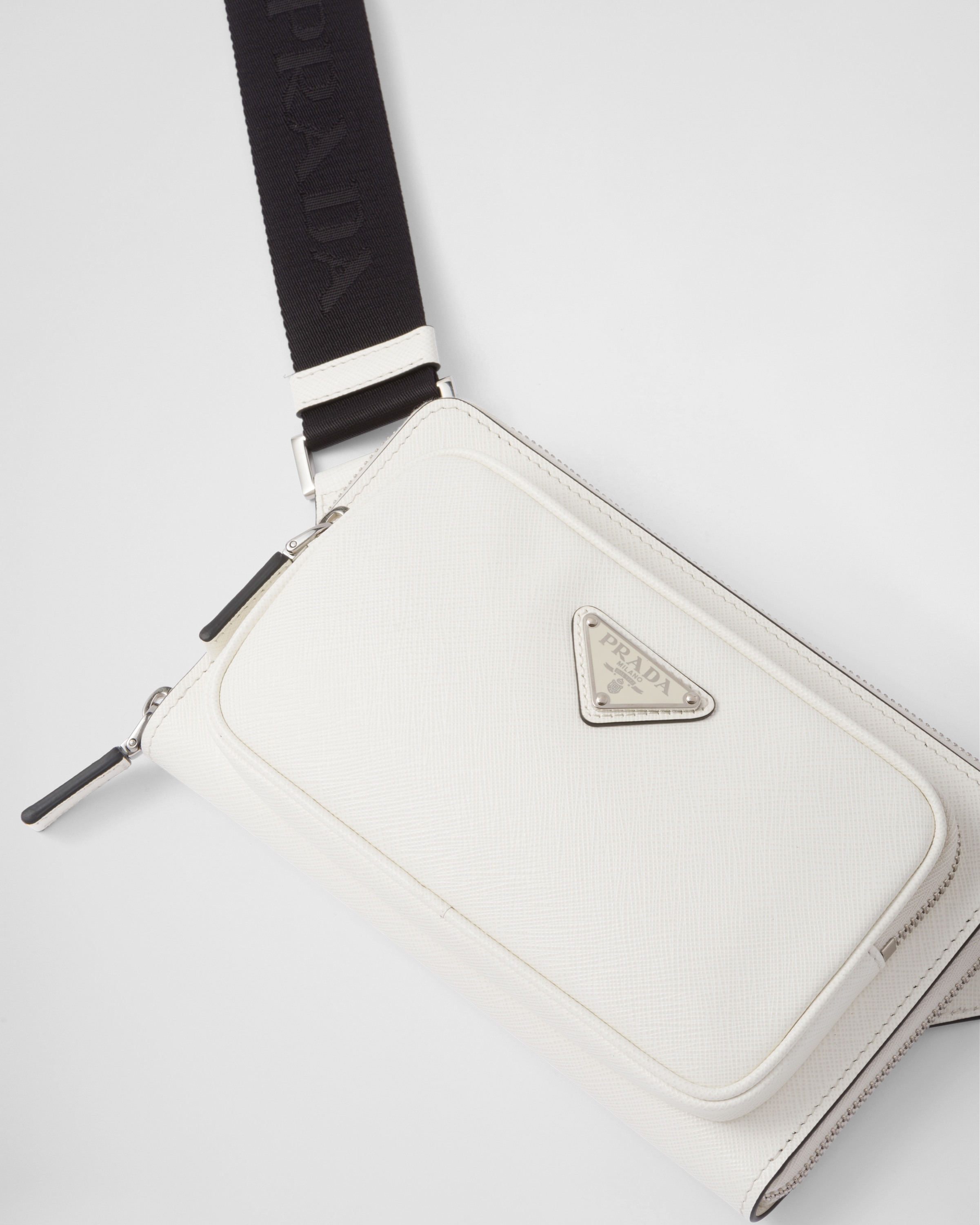 Saffiano leather belt bag - 7