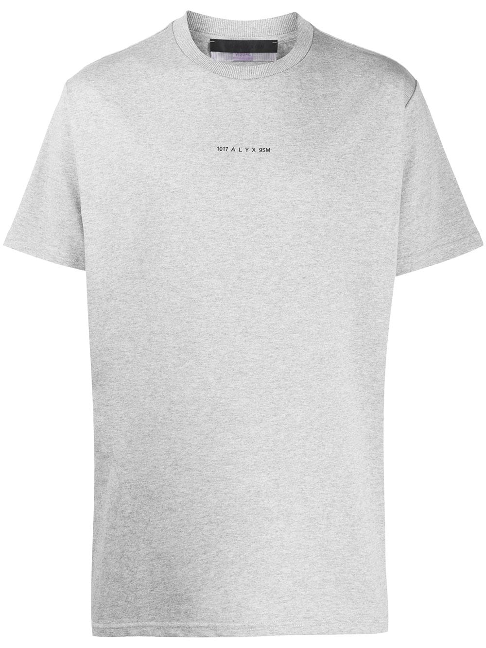 logo-print round neck T-shirt - 1